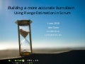 Range estimation in Scrum