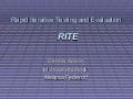 Rapid Iterative Testing and Evaluation 