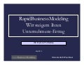 RapidBusinessModeling Ertragssteigerung von Unternehmen