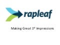 Rapleaf presentation for Chicago AMA CRM Event