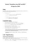 Single Sourcing RAP and RCP - Desktop and web clients from a single code base