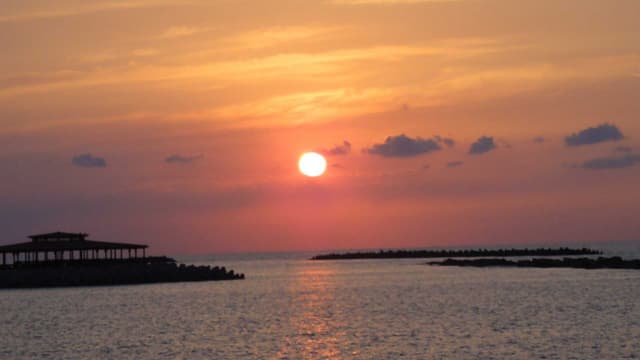 Sun set at Ras Elbar