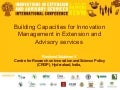 Building capacities for innovation management in extension and advisory services.