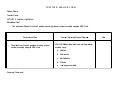 Rating Scale Rubric