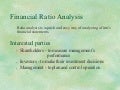 Ratio Analysis