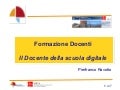 Il docente della scuola digitale. Il progetto Sloop2desc