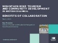 Cdn Council for Small Business & Entrepreneurship- Mtn Bike Tourism Benefits for Communities in BC