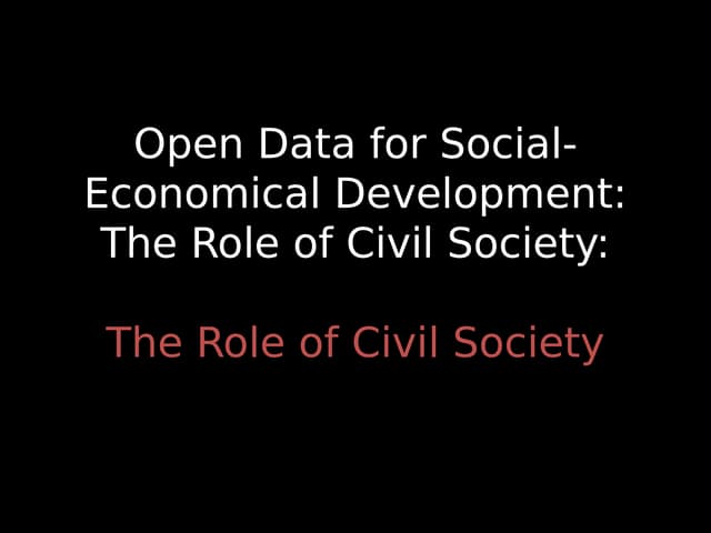 #OpenDataKG: Open Data and the role...
