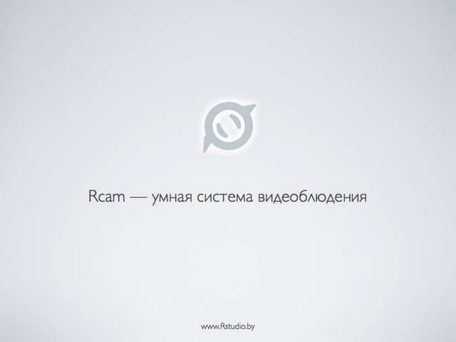 Бизнес-проект "Rcam"