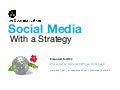Social Media With a Strategy - Nonprofits and Religious Organizations