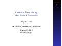 Chemical Data Mining: Open Source & Reproducible