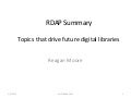 Rdap12 wrap up reagan moore