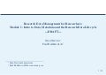 Research Data Management for Researchers: Module 1: Intro to Data, Metadata and the Research Data Lifecycle