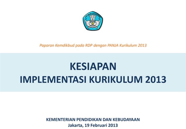 RDP Kemdibkud - Panja Kurikulum DPR [19 Feb 2013]
