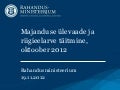 Riigieelarve täitmine 2012 (oktoober)