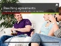 Reaching agreements