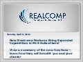 Realcomp's RCO3 System Enhancement Summary