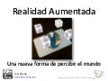 Realidad Aumentada   I Jornada Geografia 3.0 - Alicante