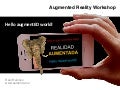 Realidad Aumentada y Educación - Hello Mixed World!