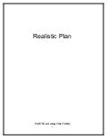 Realistic Plan Assessment