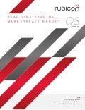 Real time trading market report - Q3 2012 - Rubicon