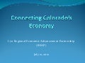 Connecting Colorado’s Economy: I-70 Regional Economic Advancement Partnership
