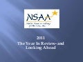 Recap from the nsaa founder 2011 powerpoint