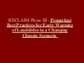 Promoting best practice for early warning of landslides - Reclaim 3