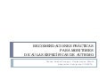 Recomendaciones para monitorear niños autismo