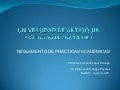 Recomendaciones proyecto practicas 2011-1