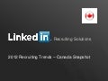Canada Corporate Recruiting Trends