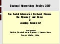RecSys 07 Doctoral Consortium Presentation