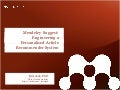 Mendeley Suggest: Engineering a Personalised Article Recommender System