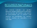 Recursos naturales actividades economicas
