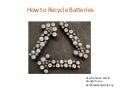 Recycling Batteries
