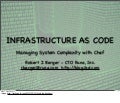 Deploying infrastructure with Opscode Chef