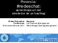 #Redeschat, aprendizaje en red alrededor de un hashtag
