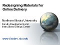 Redesigning Course Materials for Online Delivery