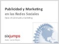 Marketing y publicidad en las Redes Sociales