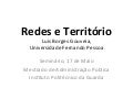 Redes e Território