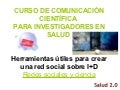 Redes sociales y ciencia