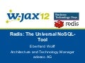 Redis - The Universal NoSQL Tool