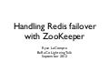 Handling Redis failover with ZooKeeper