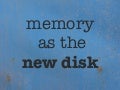Redis -- Memory as the New Disk