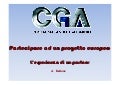 Partecipare ad un progetto europeo