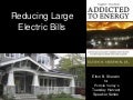 Reducing Large Electric Bills