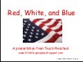 Red, white, and blue