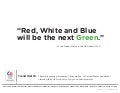 Red+White+Blue=Green
