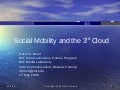 David Reed - Social Mobility and the 3rd Cloud