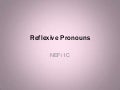 Reflexive pronouns